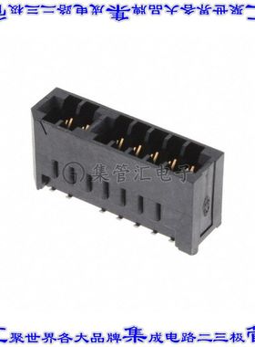 MEC2-08-01-L-DV 卡边缘连接器16POS母头2排2mm黑色镀金