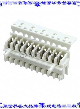 3-1534796-0 矩形连接器10POS插座2.5mm母插口天然色IDC锡自由悬