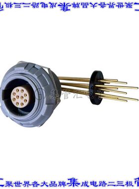 MMI-P1SRG10PRGG 圆形连接器10POS插座母插口焊接镀金面板安装通