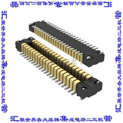 AXT640124 板对板连接器40POS接头中央触点带2排0.4mm表贴SMD镀金