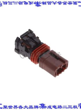 MX80A02SZ1B 矩形连接器外壳2POS插座2.54mm母形插口黑色自由悬挂