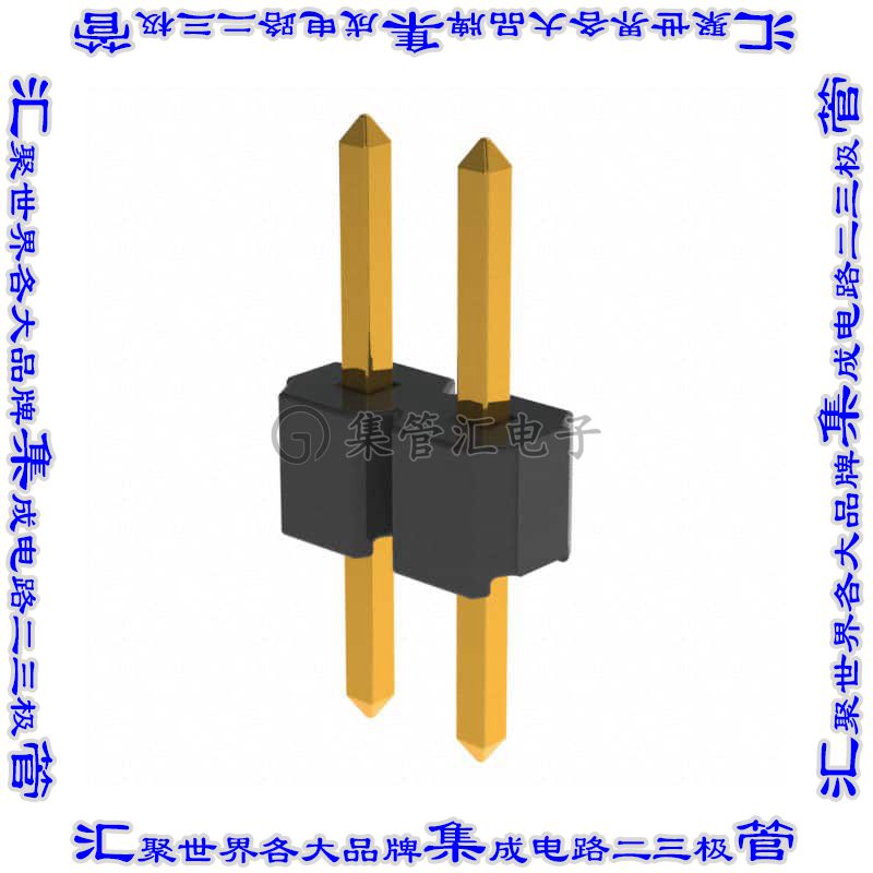 NRPN021PAEN-RC 针座连接器2POS接头2mm公形插针通孔直针镀金