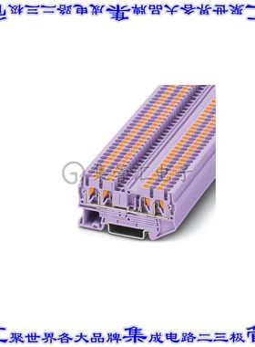 1106767 端子块连接器4POS馈通式5.2mm紫色12-26AWG