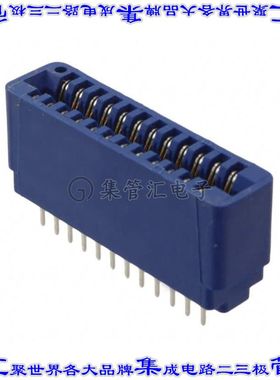 EBC12DCWN 卡边缘连接器24POS母头2排2.54mm蓝色镀金