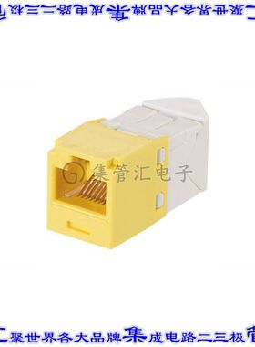 CJUD6X88TGYL 接插件连接器CAT6A UP/DOWN 45 DEGREE TG WIREC