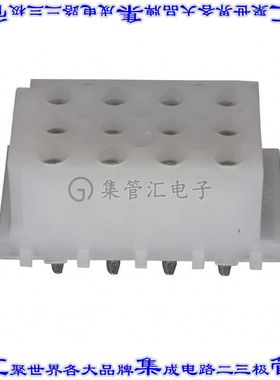 350643-1 针座连接器12POS插座3排6.1mm母形插口通孔直针锡