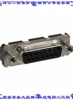 D15S24A4GV00LF 连接器15POS插座母插口2排D-Sub通孔