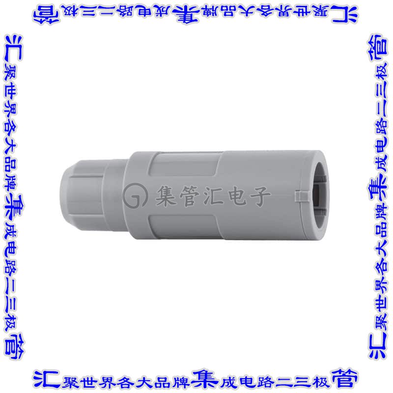 CRB.H02.GLL.C72G 圆形连接器2POS插座母插口焊杯镀金自由悬挂