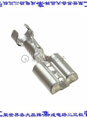 6-160449-3 快速连接器端子母头6.35mm压接13.5-17AWG