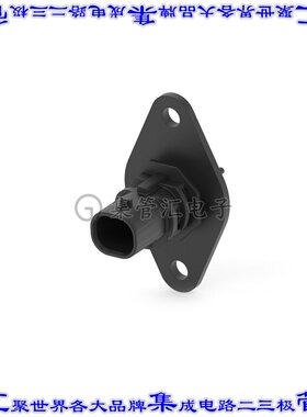 2325103-7 针座连接器2POS接头2.54mm公形插针通孔直针镀金