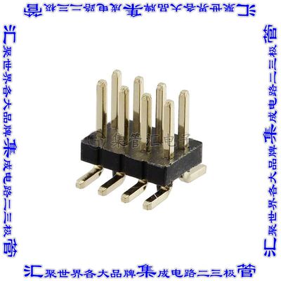 GRPB042VWQP-RC 针座连接器8POS接头2排1.27mm公形插针表贴SMD镀