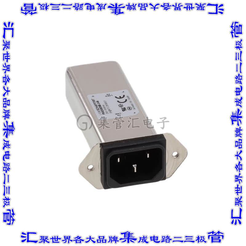 FN9255EMB-2-06 电源接入连接器3POS插座公型片状插脚IEC320-C14