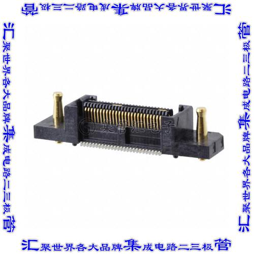 QFS-026-04.25-L-D-A-RT1 板对板连接器54(52+2射频插孔)插座中央