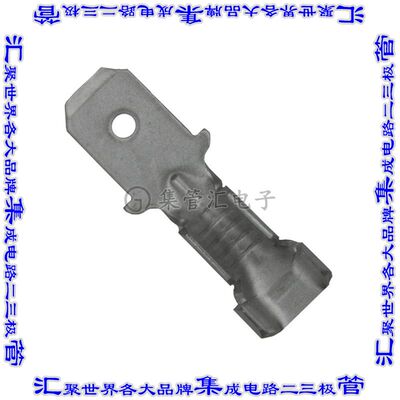 60850-2 快速连接器端子公头4.75mm压接14-18AWG