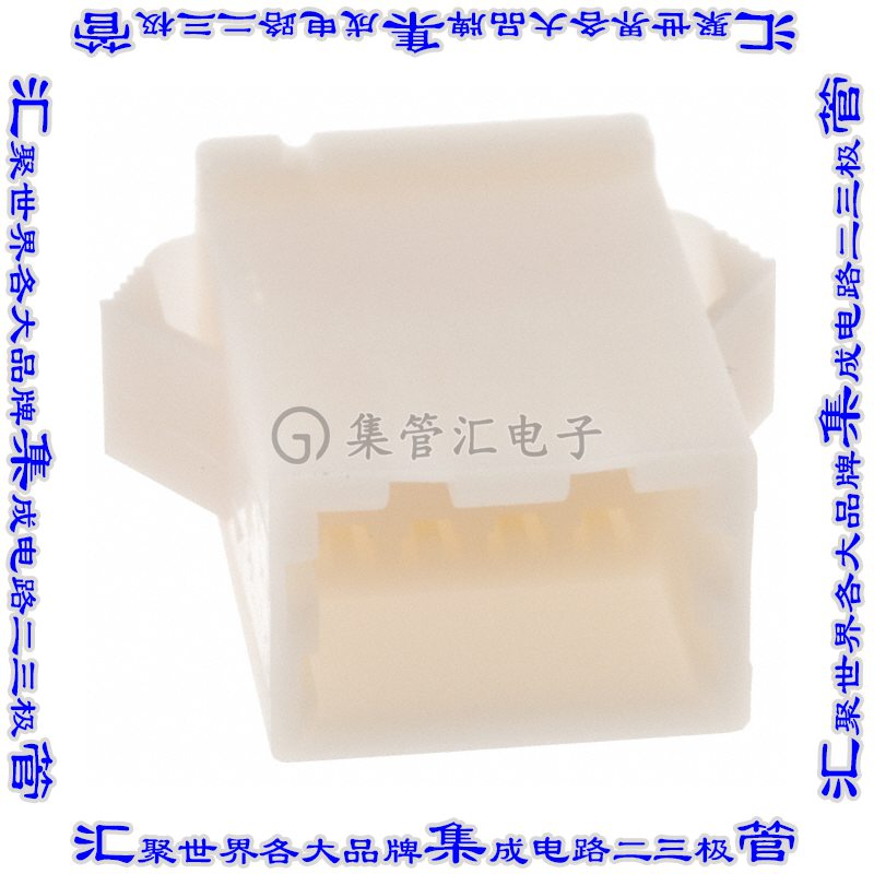 DF1BA-8DEP-2.5RC 矩形连接器外壳8POS插头2排2.5mm公形引脚白色