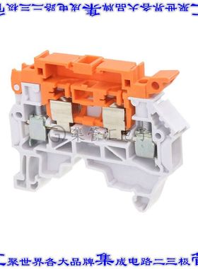 1SNK508430R0000 端子块连接器2POS断连8.0mm灰色橙色10-24AWG