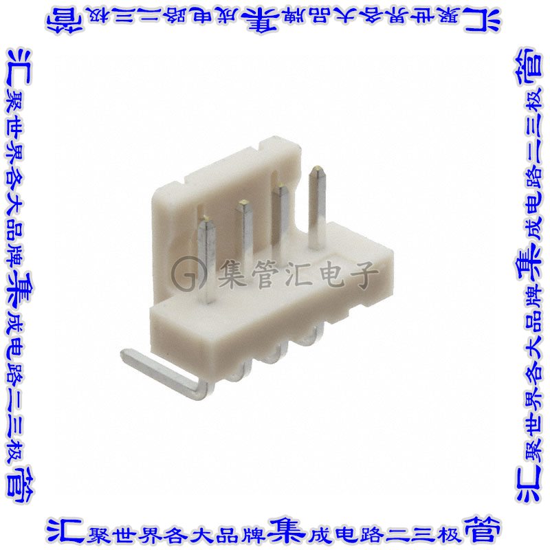 DF1-4P-2.5DS(05) 针座连接器4POS接头2.5mm公形插针通孔直角锡