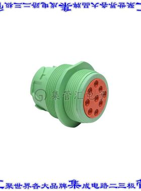 AHD10-9-1939P-BP80 圆形连接器9POS插座外壳用于公插针绿色面板