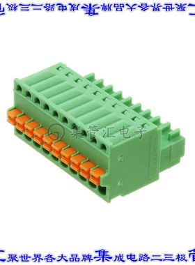 1881406 端子块连接器10POS插头母插口2.5mm绿色自由悬挂