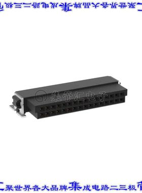 354080-E 针座连接器32POS插座2排1.27mm母形插口表贴SMD镀金