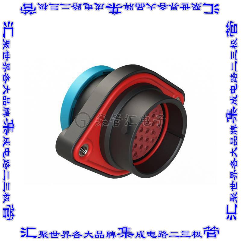 AHDP02-24-31PR-BRA 圆形连接器31POS插座外壳用于公插针黑色面板