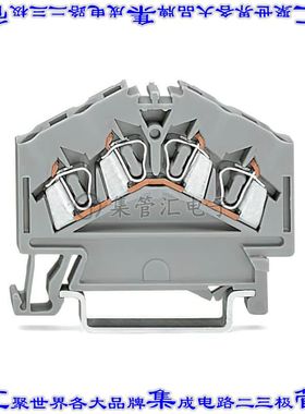 280-946 端子块连接器4POS馈通式5.0mm橙色12-28AWG