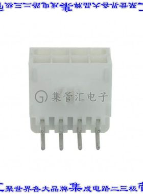 1-770970-1 针座连接器8POS接头2排4.14mm公形插针通孔直角镀金