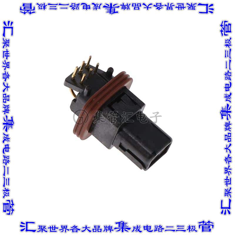 D369-B66-NS4-119P 针座连接器6POS插座2排2.54mm母形插口板边缘