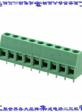 1715815 线对板连接器9POS接线端子5.08mm通孔水平带板