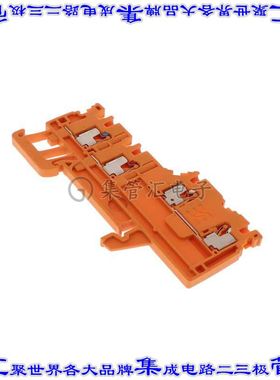 2579610000 端子块连接器4POS馈通式2排3.5mm橙色14-26AWG