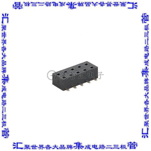 CSFC205-0502A001R1AH 针座连接器10POS接头2排2mm母形插口表贴SM