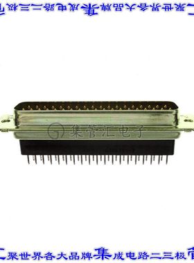 205714-7 连接器37POS插头公引脚2排D-Sub通孔