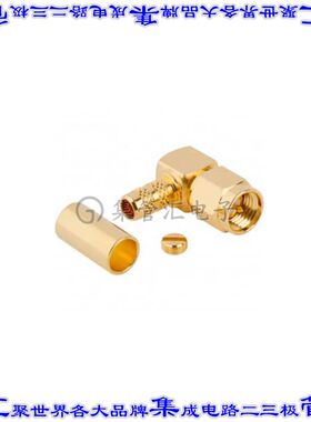 132444 同轴连接器SMA插头公引脚焊接50欧姆自由悬挂直角
