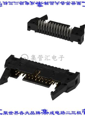 5499786-6 针座连接器26POS接头2排2.54mm公形插针通孔直角镀金