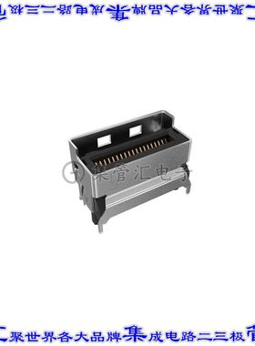 G97V21312HR 卡边缘连接器38POS母头2排0.6mm黑色镀金