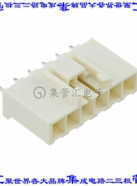 178489-1 针座连接器6POS接头3.96mm公形插针通孔直针锡