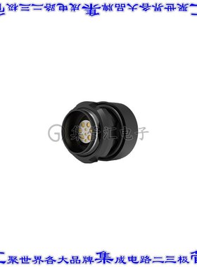 NX-GK0WAM-P09WMM0-000L 圆形连接器9POS插座母插口焊杯镀金面板