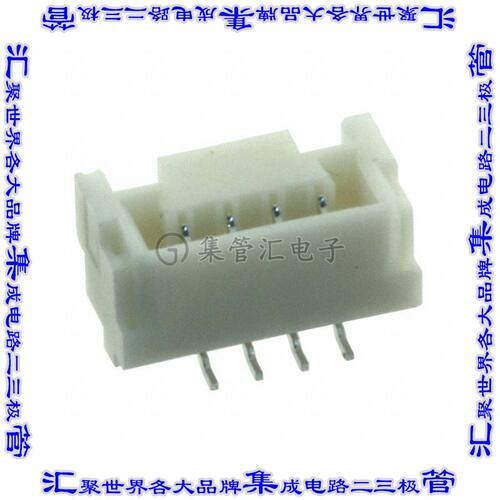 BM04B-GVHS-TB 针座连接器4POS接头1.25mm外罩触点表贴SMD锡