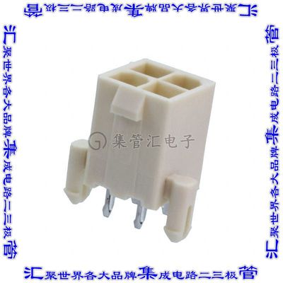 2029265-4 针座连接器4POS接头2排4.2mm公形插针通孔直针锡