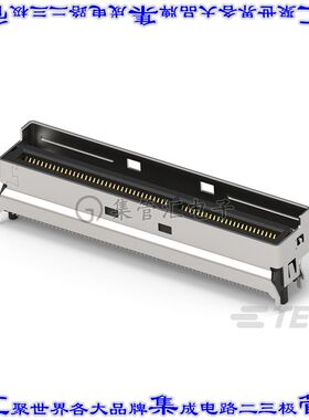 2381578-7 卡边缘连接器124POS母头2排0.6mm黑色镀金