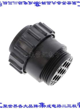 796450-1 圆形连接器9POS插头外壳用于公插针黑色自由悬挂耦合螺