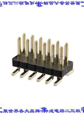 GRPB062VWQP-RC 针座连接器12POS接头2排1.27mm公形插针表贴SMD镀