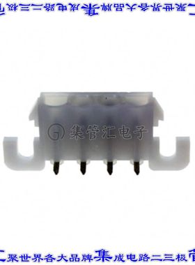 1-350948-0 针座连接器4POS接头6.35mm公形插针通孔直角锡