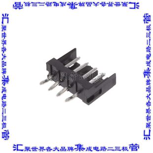 针座连接器4POS接头2mm公形插针通孔直针锡 292161