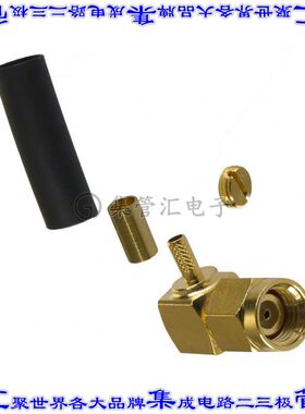 132123RP 同轴连接器RP-SMA插头母形插口焊接50欧姆自由悬挂直角