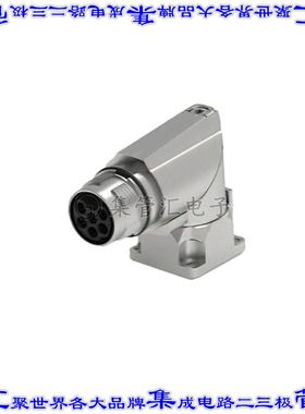 BGC863N0000151A000 圆形连接器7(6电源+PE)插座外壳用于公插针银
