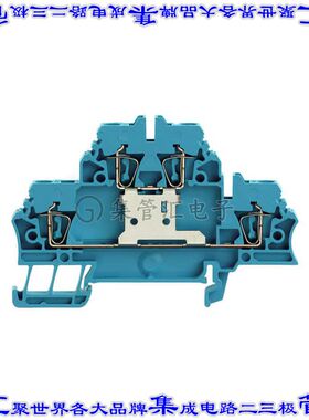 1745880000 端子块连接器4POS馈通式5.1mm蓝色12-26AWG