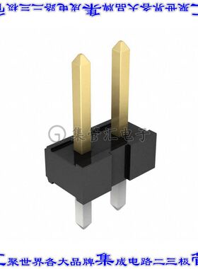 877580217 0877580217针座连接器2POS分离式2排公形插针通孔直针