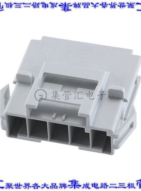 5-1971772-7 矩形连接器外壳5POS插座6mm公形引脚灰色面板安装
