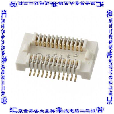 AXK5F40547YG 板对板连接器40POS插口外罩触点2排0.5mm表贴SMD镀